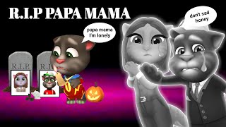 RIP PAPA MAMA  My Talking Tom And Friends  AMONG US  My Talking Angela 2 [upl. by Nell]