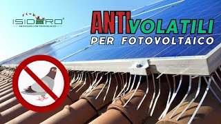 ☀️ Come PROTEGGERE LIMPIANTO FOTOVOLTAICO dai PICCIONI 🐦  GUIDA INSTALLAZIONE dettagliata 🔧 [upl. by Carolina]