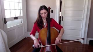 How to Practice Staccato on the Cello  Lesson 12 [upl. by Uticas]