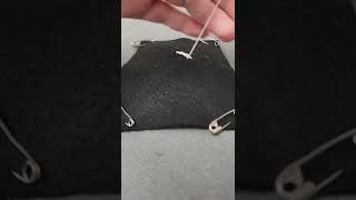 How do they do that Stitch a chain tack bustle loop [upl. by Ytsirt]