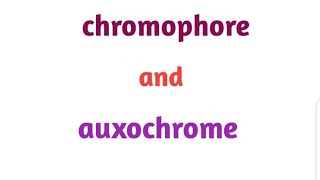 chromophore and auxochrome uv visible spectroscopy chemistry neet youtubeshorts shorts [upl. by Akeimat]