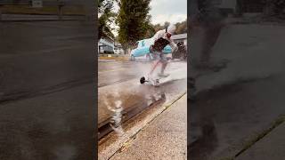 EXTREME Electric Skateboard TEST  ONSRA Velar VS Water [upl. by Ehtnax40]