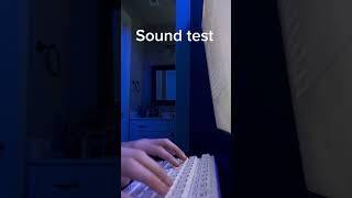 Keyboard sound test computerkeyboard gaming gamingaccessory customkeyboard [upl. by Zaob]