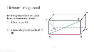 Lichaamsdiagonaal 1 VWO [upl. by Acebber]