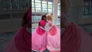 Twin Peaches w blackprincesspeach princesspeach cosplay [upl. by Nylssej890]