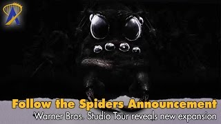 Forbidden Forest Announcement for Warner Bros Studio Tour London  Follow the Spiders [upl. by Curhan]