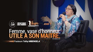 Femme vase dhonneur utile à son maître  Pasteure Tothy MBENGELA [upl. by Omura]