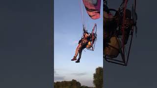 bad and fast landing Paramotor PPG 410 [upl. by Adlesirc]