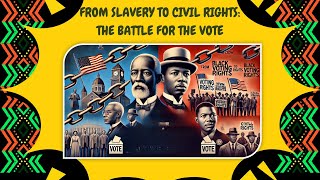 From Slavery to Civil Rights The Battle for the Vote voting rights history [upl. by Barrie]