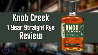 Knob Creek Rye 7 Year Rye Whiskey Review [upl. by Snehpets]