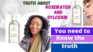 Rosewater review  what I can use rose water and glycerin to do Benefits of rosewater and glycerin [upl. by Sanders]