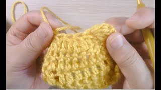 How to Decrease in Double Crochetdc [upl. by Auqenes]