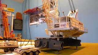 terex demag cc 8800 assembly and lift [upl. by Ellehsem]