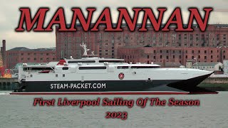 Manannan First Liverpool Sailing Of The Season [upl. by Jewell534]