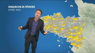 Bulletin météo pour le dimanche 25 février 2024 [upl. by Ahsiyt938]