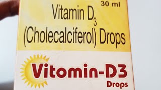 How to use Vitamin D3 Cholecalciferol Dropsकॉलेकैलि्सफेराल कैसे यूज करेंपूरी जानकारी [upl. by Raynold]