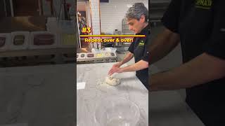 3 easy steps to knead pizza dough by hand 🤲🏻 [upl. by Leal]