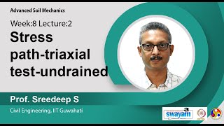 Lec 38  Stress pathtriaxial testundrained [upl. by Esille21]