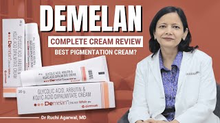 Demelan  Demelan Cream  Demelan Cream How to Use  Dr Ruchi Agarwal  Pigmentation Removal Cream [upl. by Saiasi465]