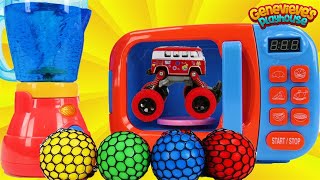 Toy Learning Video for Toddlers Learn Colors with Toy Cars Monster Trucks and Gumballs [upl. by Esylla455]