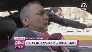 Luis jara secuestra el auto de Jorge Zabaleta  Mucho Gusto [upl. by Halford]