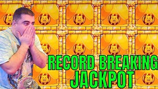 NG SLOT Hit RECORD BREAKING JACKPOT On Huff N Even More Puff Slot [upl. by Nancie]