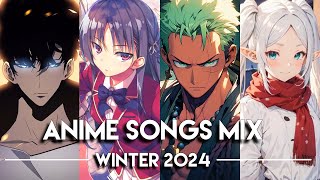 Best Anime Openings and Endings Music Mix │Full Songs  Winter 2024 [upl. by Icken519]