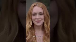 quotMuch freakier than you would expectquot Lindsay Lohan talks new FreakyFriday movie lindsaylohan [upl. by Leahcam]