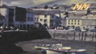 Mevagissey Cornwall England 1970s old cine film 112 [upl. by Hefter]