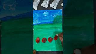 acrylic painting tutorial abstract flowers  beginners acrylic painting abstract flowers in a vase [upl. by Hilario]