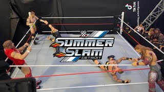 WAF SummerSlam23  Randy Orton amp Edge Vs MJF amp Braun Strowman 34 [upl. by Arihat]