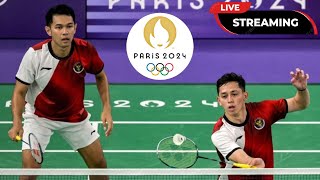 LIVE FAJAR ALFIANMRIAN ARDIANTO INA vs FRA LUCAS CORVEERONAN LABAR OLYMPIC PARIS 2024 [upl. by Dlareg]