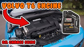 VOLVO T6 OIL CHANGE GUIDE Changing the oil on my Volvo XC70 T6 [upl. by Magdalena]