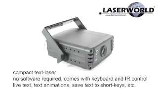 Laserworld EL200G KeyTEX  Text Laser With Keyboard  Product Video  Laserworld [upl. by Naida484]