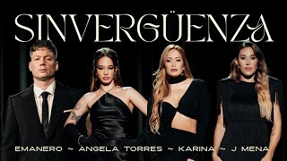 Emanero Karina J mena Angela Torres  SINVERGÜENZA Official Video [upl. by Kele]