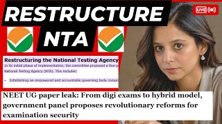 Dr Vanis Shocking Update on NTA Restructuring for NEET 2025 [upl. by Suiravat]