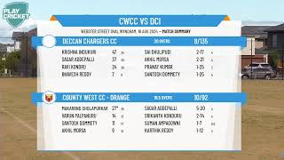 Melbourne Cricket AssociationWestT20Div B Semi FinalsCounty West CCOrange vs Deccan Chargers CC [upl. by Nnasus4]