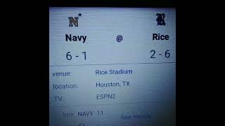 Navy vs Rice College Football 11224 Prediction [upl. by Aracaj]