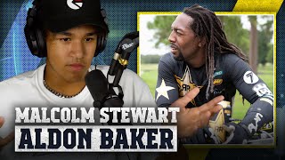 Jalek Swoll predicts the outcome of Aldon Baker amp Malcolm Stewart on Husqvarna in 2022 Supercross [upl. by Aronal937]