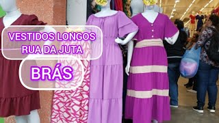 VESTIDOS LONGOS PARA REVENDA NA RUA DA JUTA [upl. by Nealah]