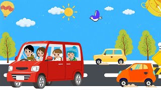 Transportation Song  Vehicle Song  Kids English Learning  Baby Songs [upl. by Ahsenat]