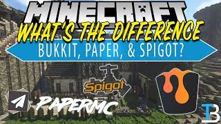 What Is The Difference Between Bukkit Spigot amp Paper [upl. by Yllas928]