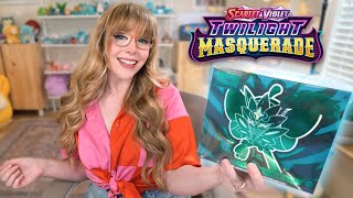 NEW Pokemon Cards Twilight Masquerade Elite Trainer Box Opening [upl. by Aleik831]