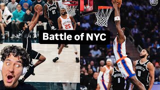 Knicks vs Nets HighlightsReaction [upl. by Laurita]