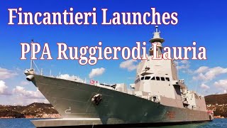 Fincantieri Launches Sixth PPA Ruggierodi Lauria For Italian Navy [upl. by Yeslek605]