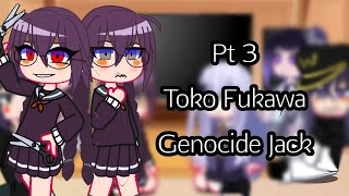 Purple Haired Anime Characters React To Eachother  36  Toko fukawa  Genocide Syo [upl. by Ihp]