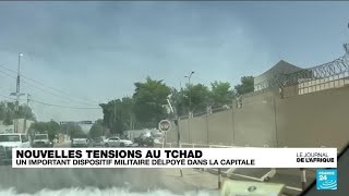 Au Tchad un important dispositif militaire dans la capitale • FRANCE 24 [upl. by Evelinn]