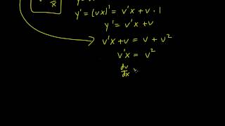 16 Homogeneous equation example [upl. by Edlihtam]