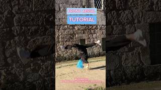 StepbyStep Front Aerial Tutorial 🤸‍♀️✨ acrobatics easy tutorial [upl. by Adelaide]