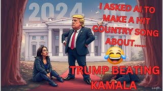 I Asked AI to Write a HIT Country Song About TRUMP Beating Kamala [upl. by Ydaj]